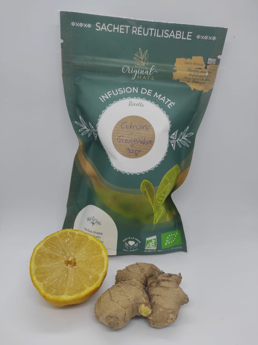 Maté Gingembre et citron BIO